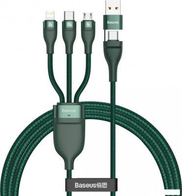 Кабель Baseus Flash Series Two-For-Three Data Cable USB-C/A - M+L+C CA2T3-06