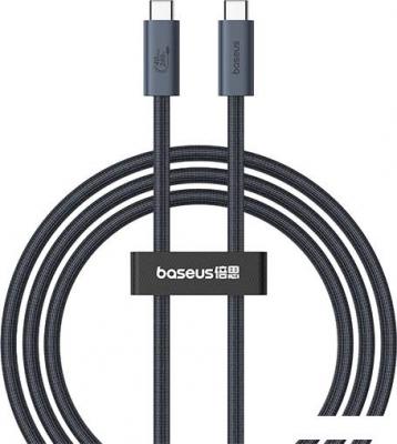 Кабель Baseus Flash Series 2 USB4 Full Featured Data Cable 240W USB Type-C - USB Type-C (1 м, черный)