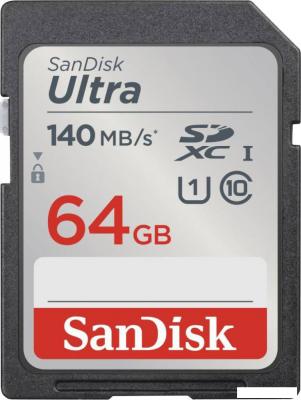 Карта памяти SanDisk Ultra SDXC SDSDUNB-064G-GN6IN 64GB