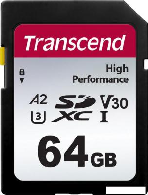 Карта памяти Transcend SDXC 330S TS64GSDC330S 64GB