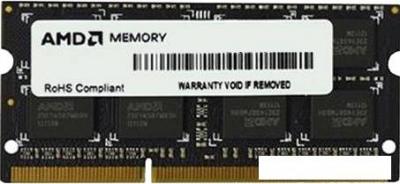 Оперативная память AMD Radeon R3 Value Series 8ГБ DDR3 SODIMM 1333 МГц R338G1339S2S-U