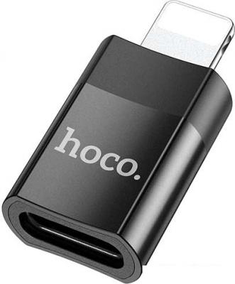 Адаптер Hoco UA17 Lightning - USB Type-C (черный)