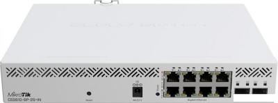 Управляемый коммутатор 2-го уровня Mikrotik CSS610-8P-2S+IN