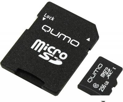 Карта памяти QUMO microSDXC QM256GMICSDXC10U3 256GB